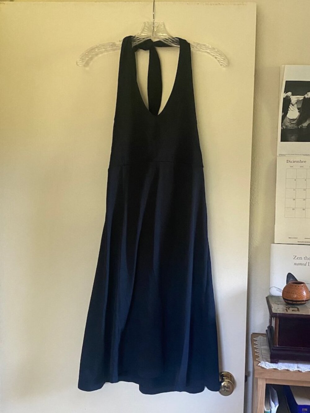Patagonia Black Athletic Halter Dress, Women's Size Medium